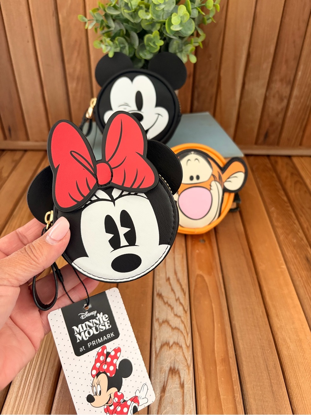 Disney Mickey Mouse Minnie Tigger Coin Purse, Wristlet Pouch NWT Primark - Picture 5 of 11